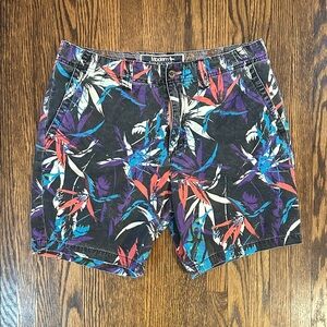 Modern Amusement Vibrant Floral Shorts